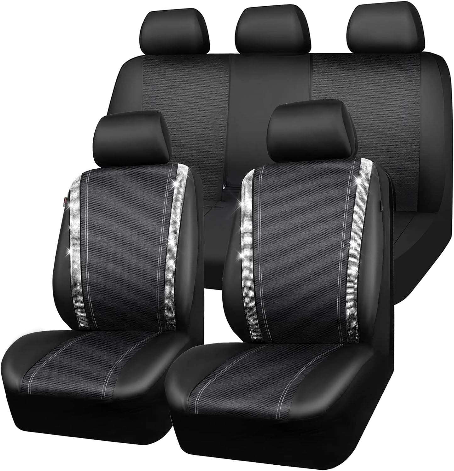 AUTOFIT Silky napa Puffy Pu Leather Car Seat Cover for (Black, Kia Sonet) :  : Car & Motorbike