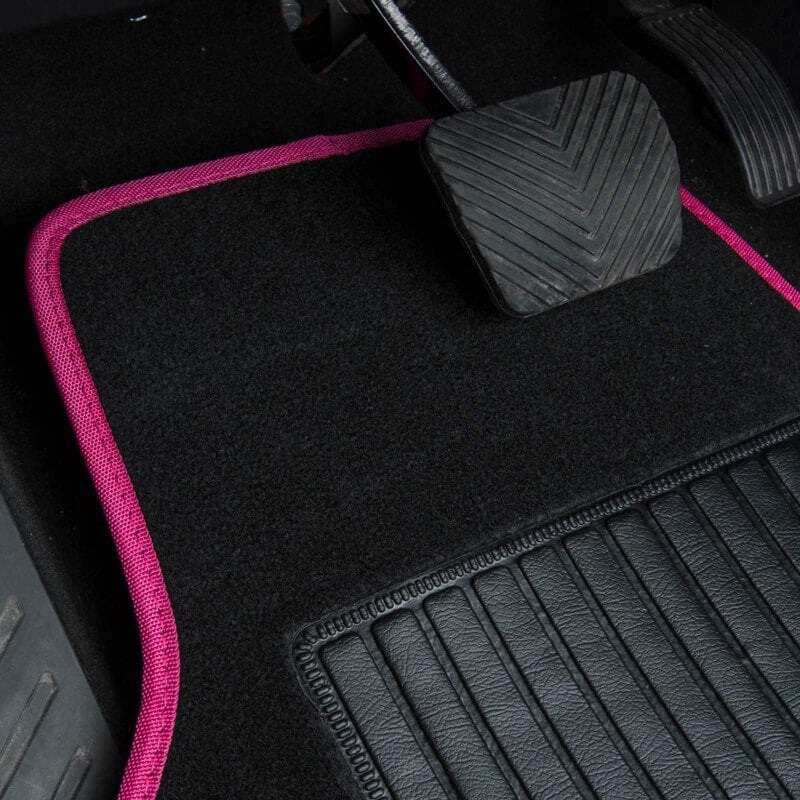 Universal Waterproof Car Floor Mats with Heel Pad,Universal fit for Suvs,Trucks,sedans,Set of 4