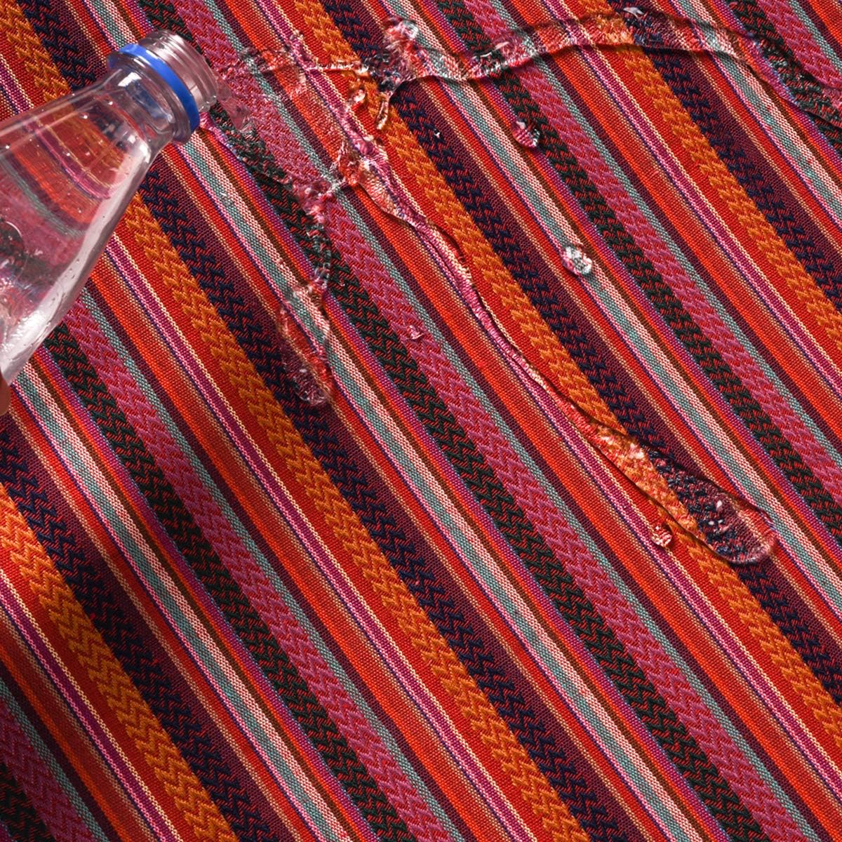 CAR PASS Universal Fit Ethnic Baja Saddle Blanket Boho Paisley Stripes Style Waterproof Car Floor Mats Set of 4 Pieces, Fit for Suvs,Vans,Sedans,Trucks (Purple)