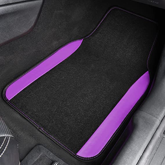 Rainbow Waterproof Universal CAR Floor MATS-Purple