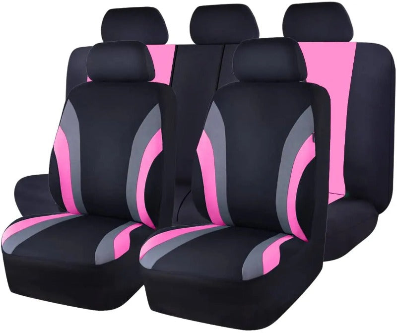 Line Rider Sporty Cloth 11PCS Universal Fit Car Seat Cover CAR PASS